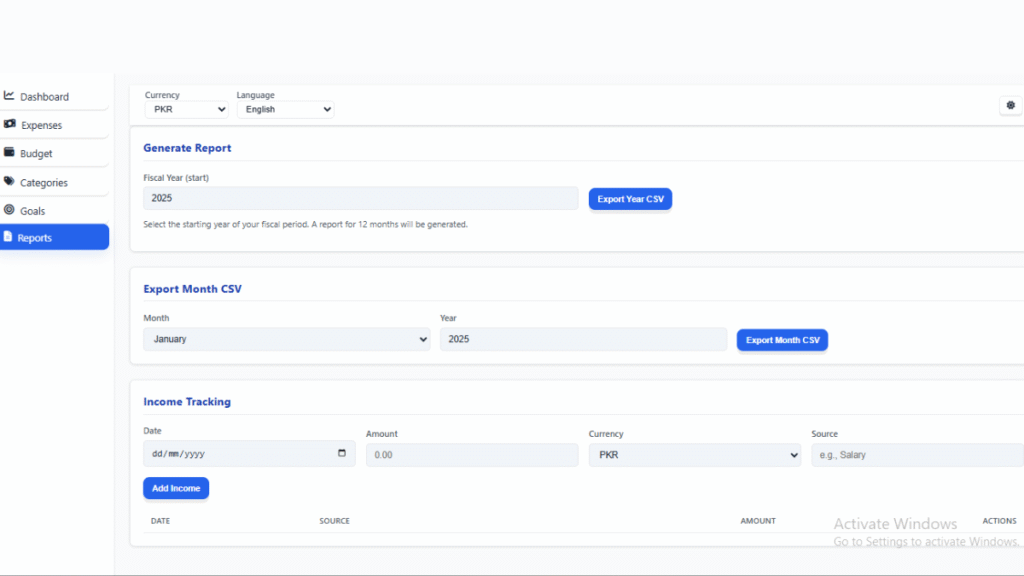 Generating Reports and Exporting Data