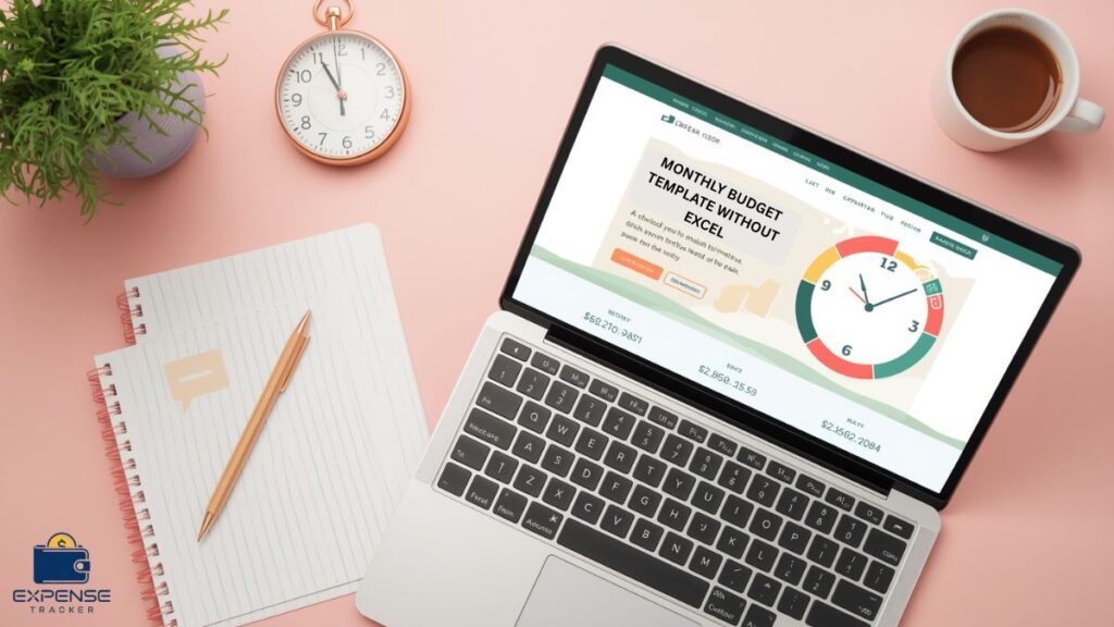 Monthly Budget Template Without Excel