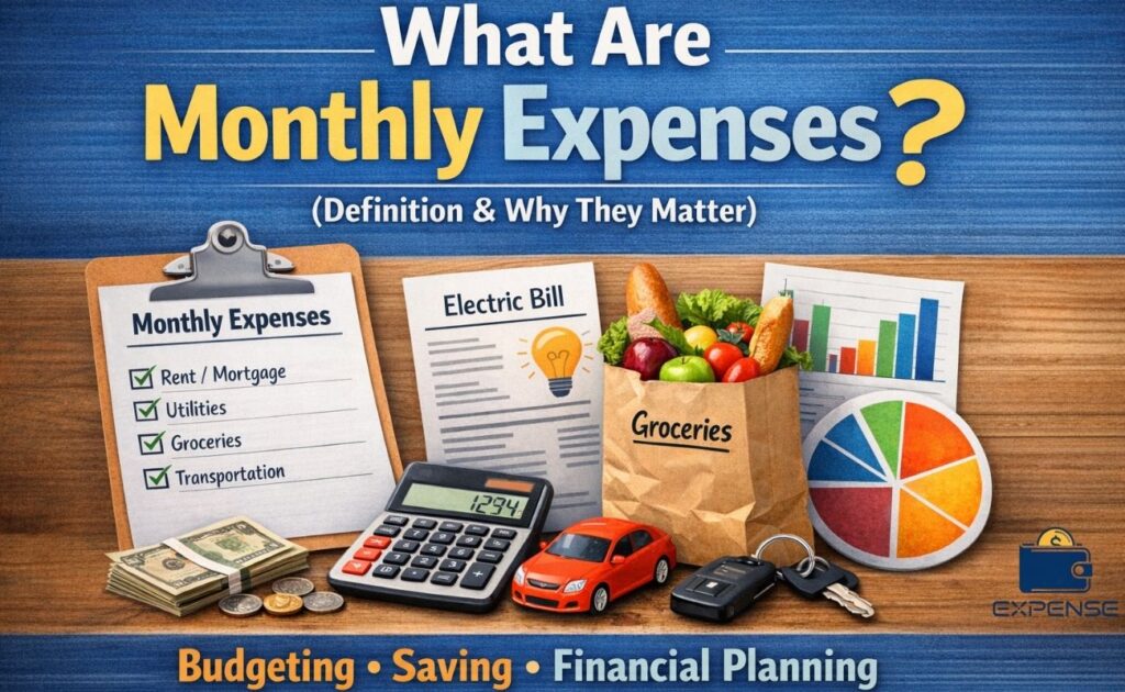 What Are Monthly Expenses? 